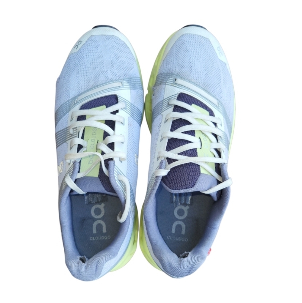 On Cloud Running Cloudgo Athletic Tennis Run Shoe Sneaker Gray White Hey Women 9 - Picture 7 of 16